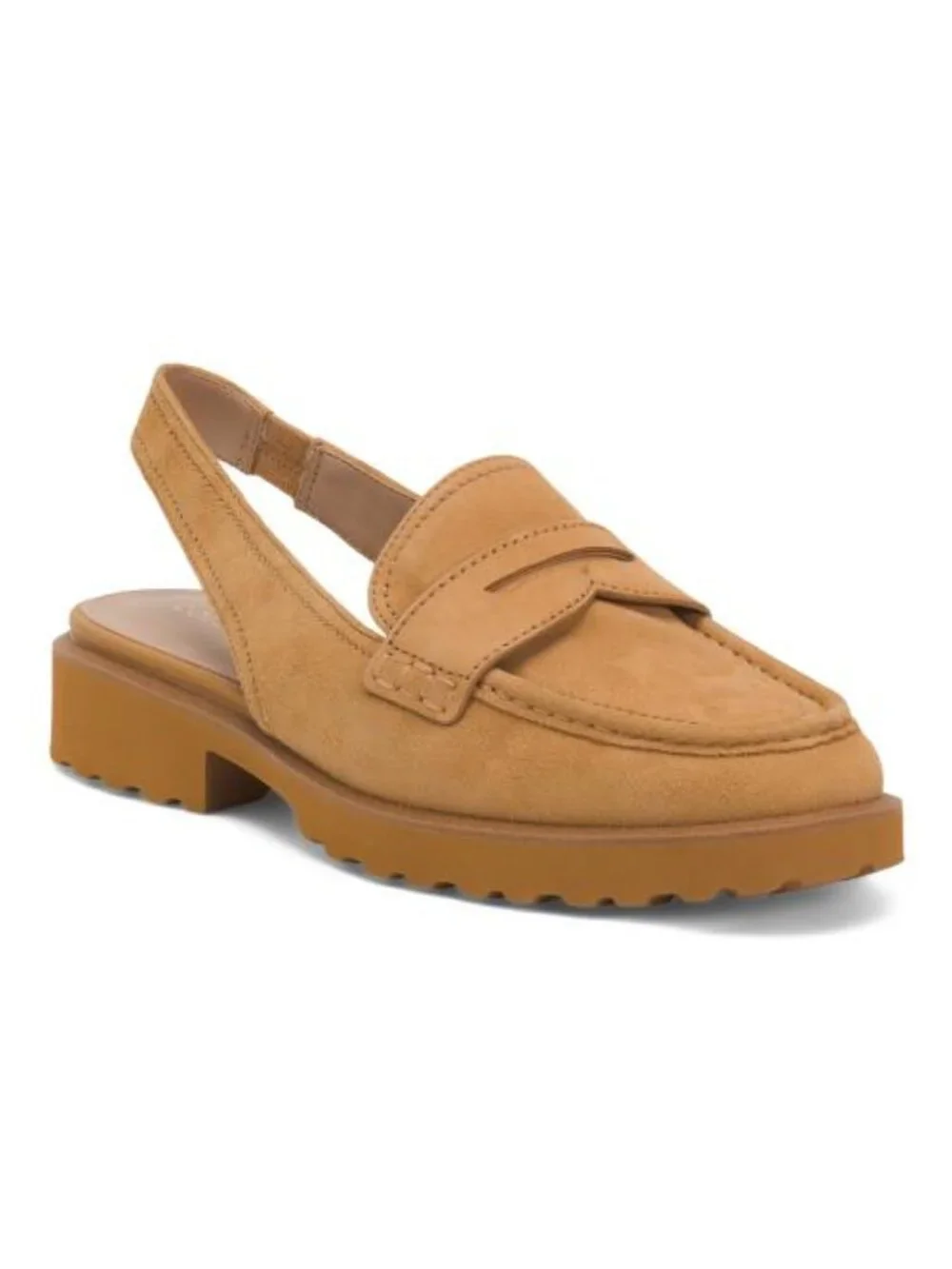 COLE HAAN Suede Gwendolyn Sling Loafers